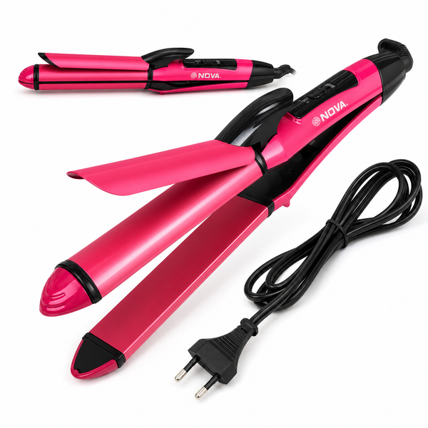 Nova 2-in-1 Hair Straightener & Curler