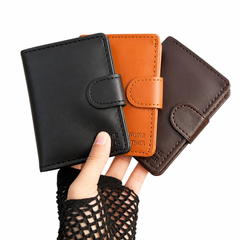 Premium Genuine Leather Card Holder Wallet | Slim RFID Wallet