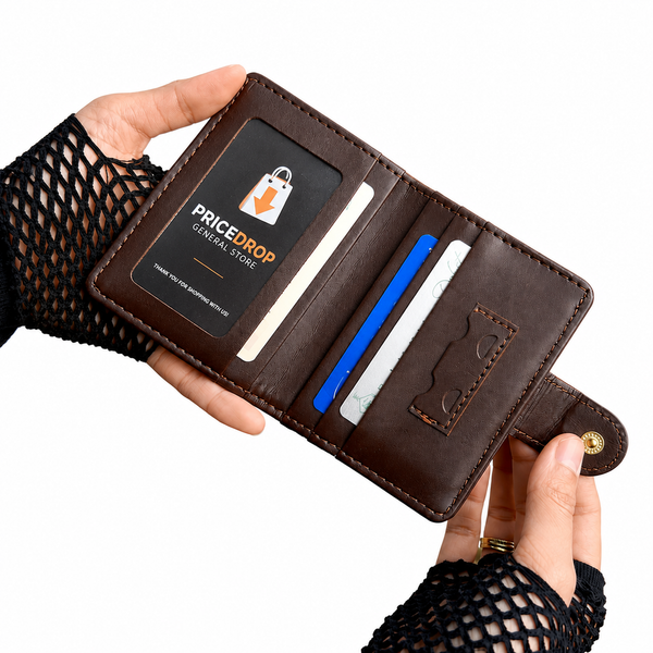 Premium Genuine Leather Card Holder Wallet | Slim RFID Wallet