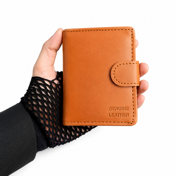 Premium Genuine Leather Card Holder Wallet | Slim RFID Wallet