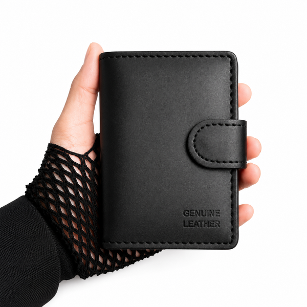 Premium Genuine Leather Card Holder Wallet | Slim RFID Wallet