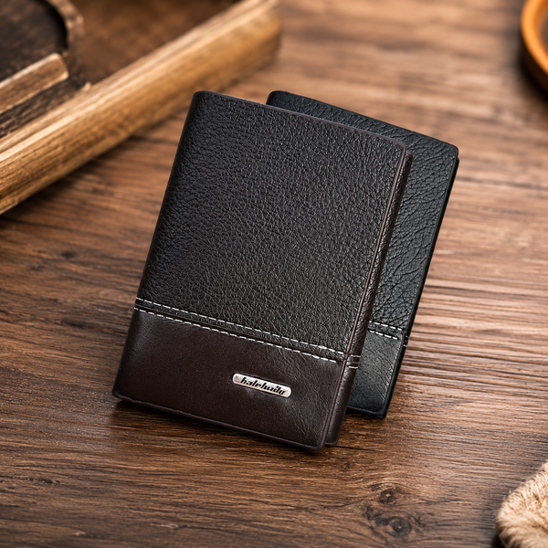 Premium Genuine Leather Trifold Wallet